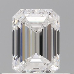 Diament szlif szmaragdowy, 0.5ct, VS1, D, GIA 7532135493