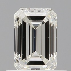 Diament szlif szmaragdowy, 0.5ct, VS2, I, GIA 6532636478