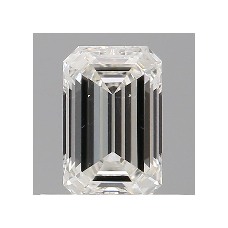 Diament szlif szmaragdowy, 0.5ct, SI1, H, GIA 2507576155