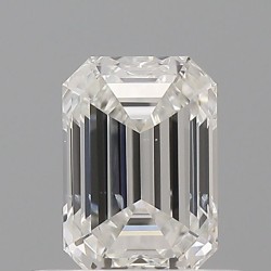 Diament szlif szmaragdowy, 0.5ct, SI1, F, GIA 6535290068