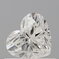 Diament serce, 0.51ct, VS2, G, GIA 6511337236