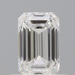 Diament szlif szmaragdowy, 0.5ct, VVS1, E, GIA 2537113683