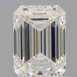 Diament szlif szmaragdowy, 0.71ct, VVS2, G, GIA 2527351592