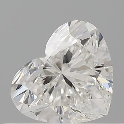 Diament serce, 0.5ct, VVS1, G, GIA 6525021317