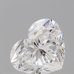 Diament serce, 0.5ct, VVS1, D, GIA 6525199406