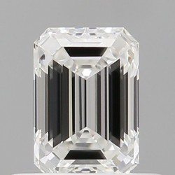 Diament szlif szmaragdowy, 0.5ct, SI1, F, GIA 1538497532