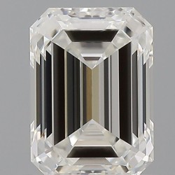 Diament szlif szmaragdowy, 0.72ct, VVS2, G, GIA 7536135447