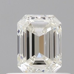 Diament szlif szmaragdowy, 0.5ct, SI1, I, GIA 2537290118
