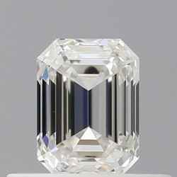 Diament szlif szmaragdowy, 0.5ct, VVS2, H, GIA 6535249446