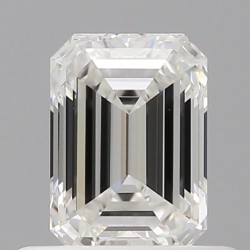 Diament szlif szmaragdowy, 0.54ct, VS1, F, GIA 6532590641