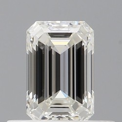 Diament szlif szmaragdowy, 0.5ct, VVS2, H, GIA 2537593483
