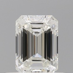Diament szlif szmaragdowy, 0.53ct, VVS2, H, GIA 2536594591