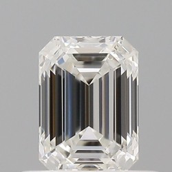 Diament szlif szmaragdowy, 0.5ct, VVS2, G, GIA 2537593028