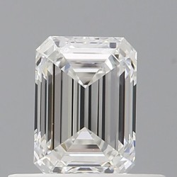 Diament szlif szmaragdowy, 0.5ct, VVS2, F, GIA 1535593431