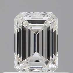 Diament szlif szmaragdowy, 0.5ct, VVS2, F, GIA 2527683485