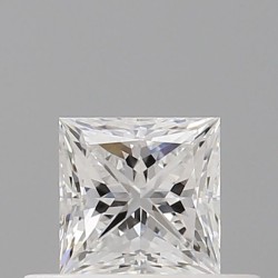 Diament szlif princess, 0.4ct, VVS1, E, GIA 6515209049