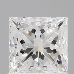 Diament szlif princess, 0.71ct, VVS1, E, GIA 6525684710