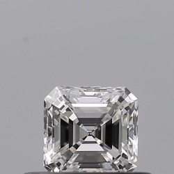 Diament szlif szmaragdowy kwadratowy, 0.33ct, VVS1, D, GIA 7536853834