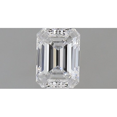 Diament szlif szmaragdowy, 0.5ct, VVS1, D, GIA 7538853935