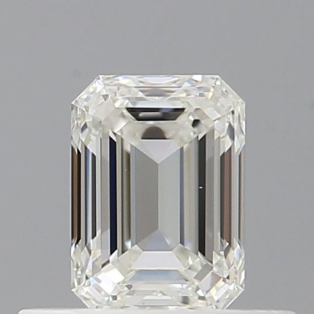 Diament szlif szmaragdowy, 0.5ct, VS2, H, GIA 6535521469