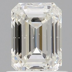 Diament szlif szmaragdowy, 0.75ct, SI2, H, GIA 6535644689