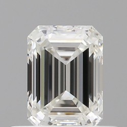 Diament szlif szmaragdowy, 0.5ct, VVS1, G, GIA 6525685077