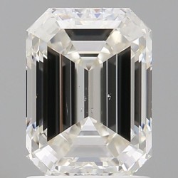 Diament szlif szmaragdowy, 1.5ct, SI1, H, GIA 2538510864