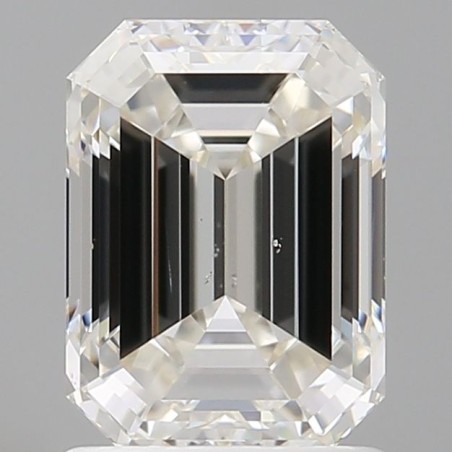 Diament szlif szmaragdowy, 1.5ct, SI1, H, GIA 2538510864