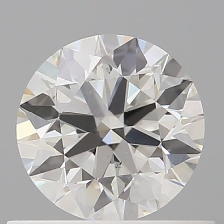 Diament szlif okrągły, 0.6ct, SI1, H, GIA 6535645247