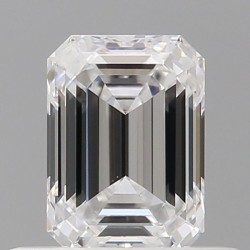 Diament szlif szmaragdowy, 0.55ct, VS1, D, GIA 6525682622