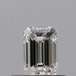 Diament szlif szmaragdowy, 0.32ct, VVS1, E, GIA 7536847378