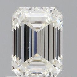 Diament szlif szmaragdowy, 0.77ct, VS2, H, GIA 6535472073