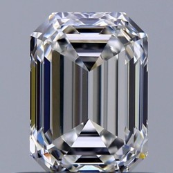 Diament szlif szmaragdowy, 0.5ct, VS2, F, GIA 1528396797