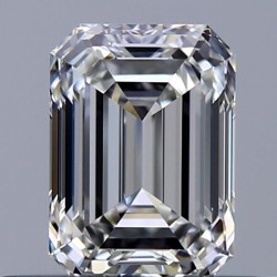 Diament szlif szmaragdowy, 0.5ct, VS1, G, GIA 7526366137