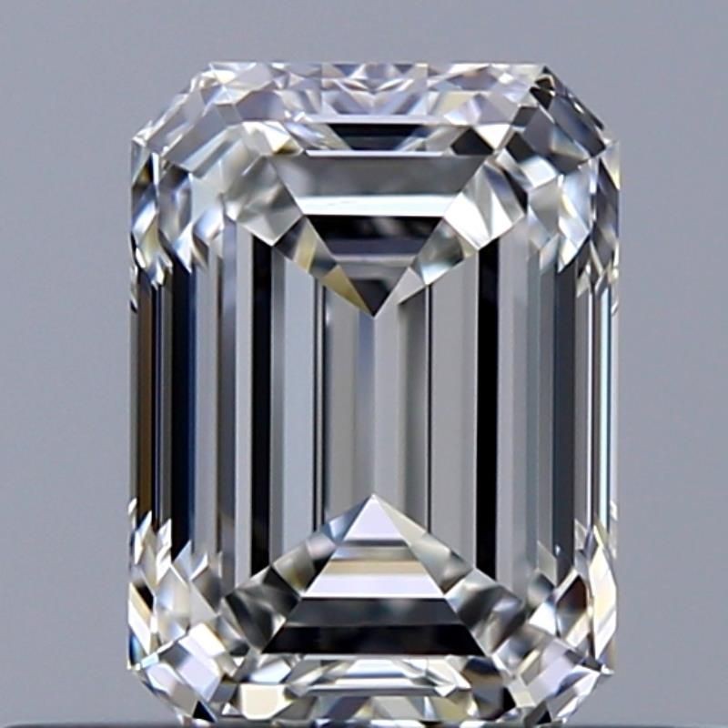 Diament szlif szmaragdowy, 0.5ct, VS1, G, GIA 7526366137