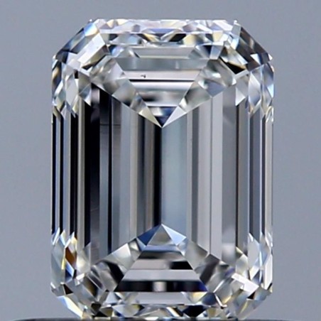 Diament szlif szmaragdowy, 0.52ct, VS2, F, GIA 7526315480