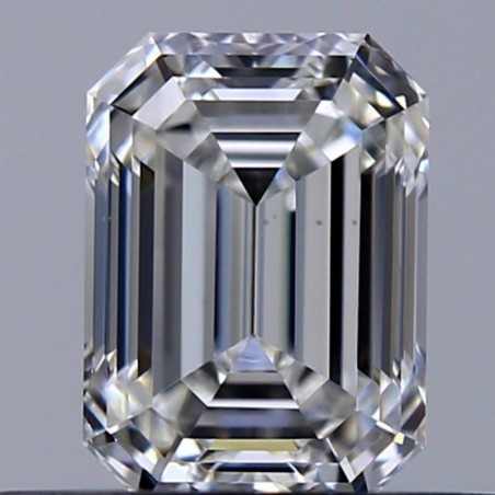 Diament szlif szmaragdowy, 0.5ct, VS2, F, GIA 3525550690