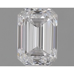 Diament szlif szmaragdowy, 0.5ct, VS2, D, GIA 3485648078