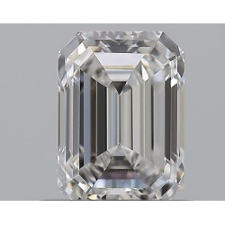 Diament szlif szmaragdowy, 0.71ct, VS1, F, GIA 7528753386