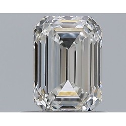 Diament szlif szmaragdowy, 0.7ct, VS2, F, GIA 5523753683