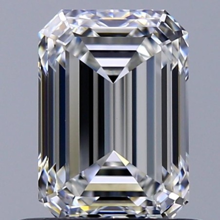 Diament szlif szmaragdowy, 0.7ct, VVS2, G, GIA 7523062078