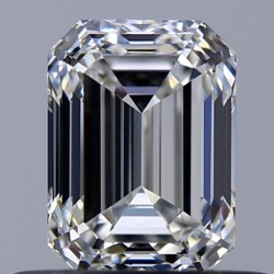 Diament szlif szmaragdowy, 0.5ct, VS1, F, GIA 6515859646