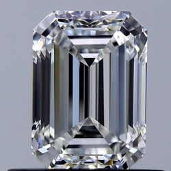 Diament szlif szmaragdowy, 0.7ct, VS1, F, GIA 2527571499