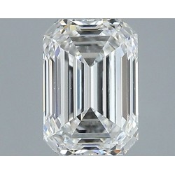 Diament szlif szmaragdowy, 0.7ct, VS2, F, GIA 6525312666
