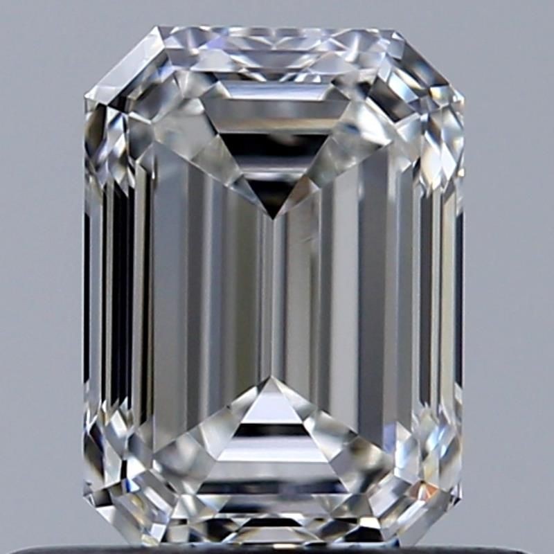 Diament szlif szmaragdowy, 0.5ct, VVS2, F, GIA 6525591801