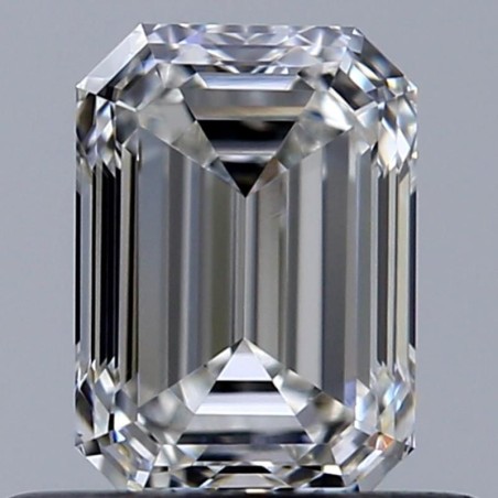 Diament szlif szmaragdowy, 0.5ct, VVS2, F, GIA 6525591801
