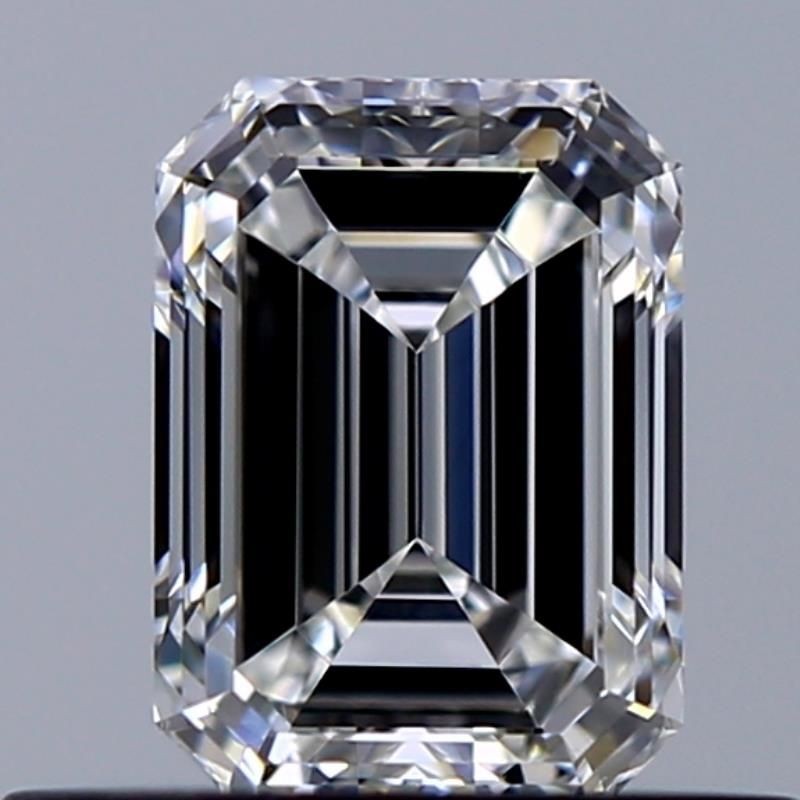 Diament szlif szmaragdowy, 0.5ct, VS1, F, GIA 6525304499