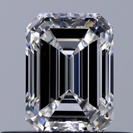 Diament szlif szmaragdowy, 0.5ct, VS1, F, GIA 6525304499