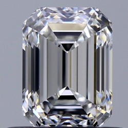 Diament szlif szmaragdowy, 0.5ct, VVS2, F, GIA 2517921187