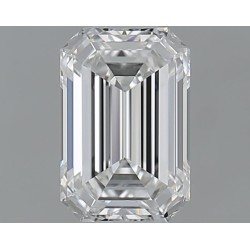 Diament szlif szmaragdowy, 0.65ct, VVS2, F, GIA 6532264949
